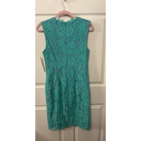 NWT Nicole Miller Full Lace Corset Fitted Silhouette Cocktail Dress, 8 - Picture 7 of 7